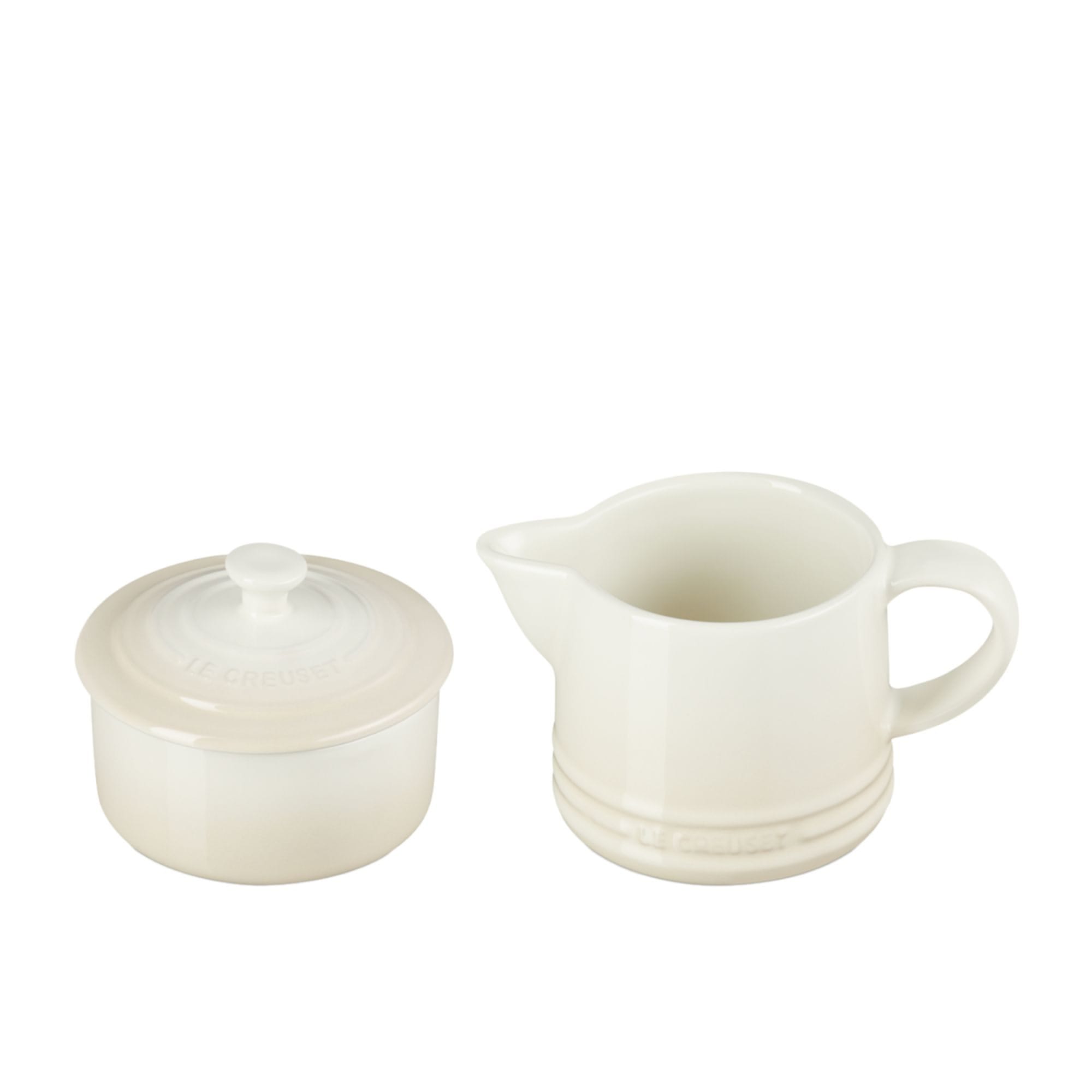 Le Creuset Stoneware Sugar and Creamer Set Meringue Kitchen Warehouse™